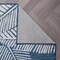 World Rug Gallery Distressed Palm Leaves Textured Flat Weave Indoor/Outdoor Area Rug 2' x 7' Navy 114NAVY2X7 - alternate 5